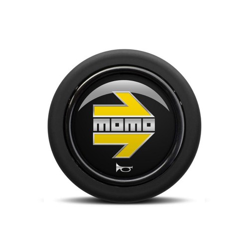 MOMO ARROW Polished Black/Yellow (Round Lip)