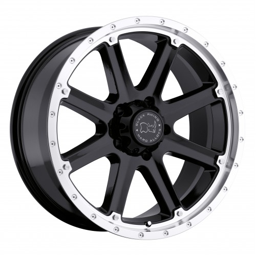 4X BLACK RHINO MOAB BLACK 20X9 4X4 WHEELS FITS HILUX PRADO RANGER COLORADO