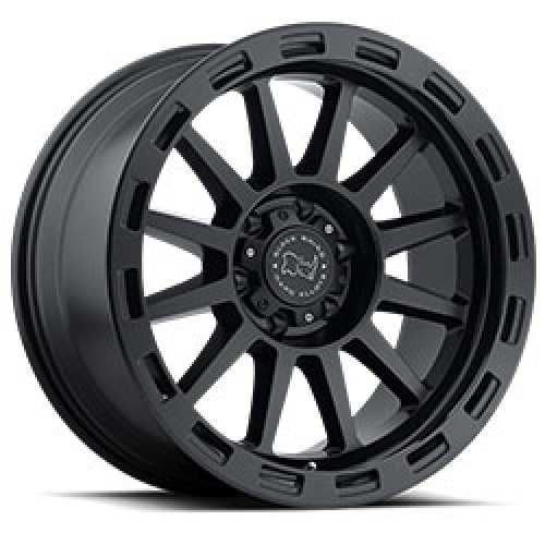 4X BLACK RHINO REVOLUTION BLACK 18X9 4X4 WHEELS FITS HILUX PRADO RANGER COLORADO