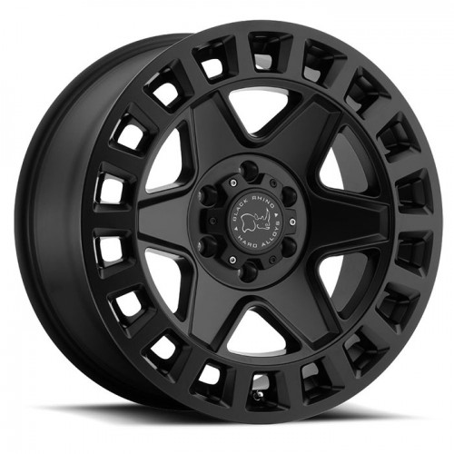 4X BLACK RHINO YORK BLACK 18X9 4X4 WHEELS FITS HILUX PRADO RANGER COLORADO BT-50
