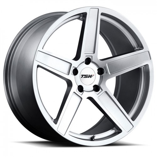 4X TSW ASCENT SILVER 20X8.5 WHEELS FITS SELECTED MERCEDES AUDI, MOST EURO MODELS