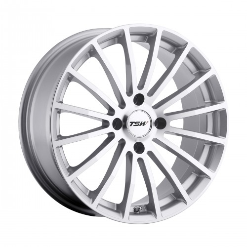 4X TSW MALLORY SILVER 15X6.5 WHEELS FITS SELECTED SWIFT CIVIC HYUNDAI 4 STUD
