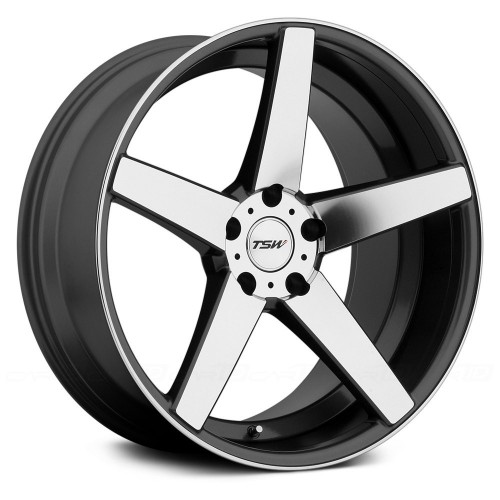 4X TSW SOCHI GUNMETAL 19X8.5 WHEELS FITS SELECTED MERCEDES AND AUDI MODELS