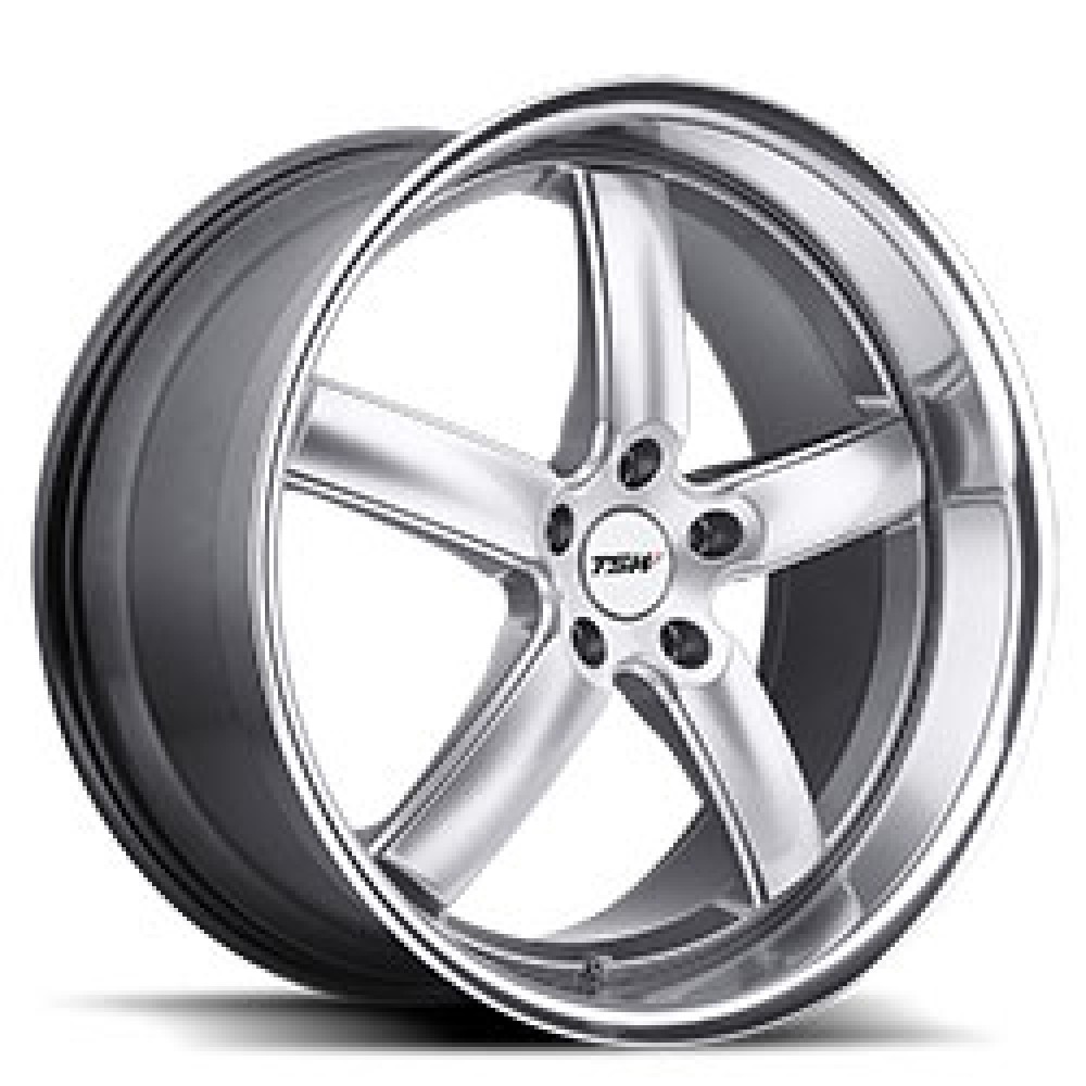4X TSW STOWE SILVER 18X8 WHEELS FITS SELECTED BMW 3 SERIES AND COMMODORE Large Image