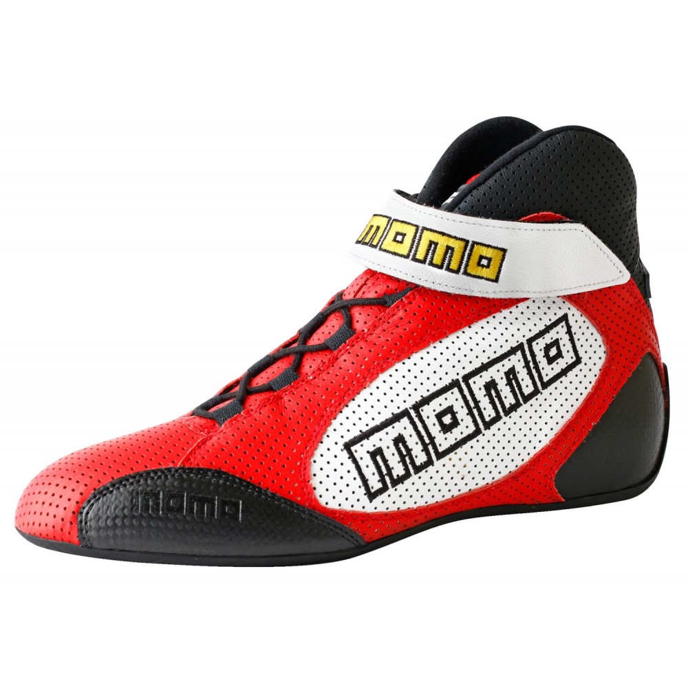 MOMO GT Pro Red FIA Approved Race Boots - Racing - FUEL AUTOTEK Store
